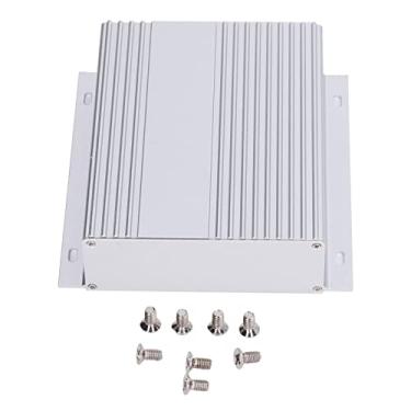 Imagem de Caixa de placa de circuito, fácil instalação Caixa leve de projeto de liga de alumínio resistente à corrosão com parafusos para eletrônicos DIY
