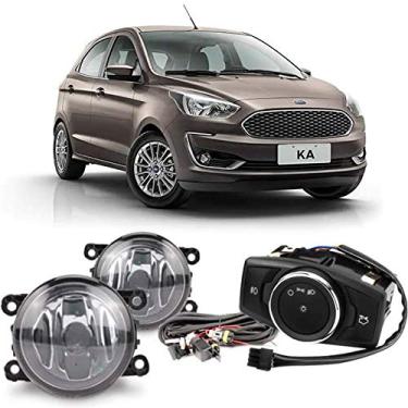 Imagem de Farol De Milha Ka 2018 A 2019 Com Botao Modelo Original O Kit