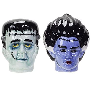 Imagem de Frankenstein Bust Ceramic Food Salt and Pepper Shakers