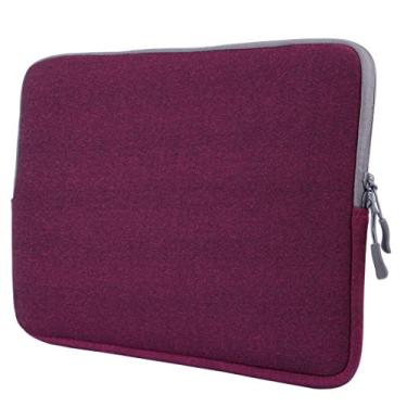Imagem de Capa para tablet para MacBook Air 11,6 polegadas e MacBook 12 polegadas bolsa para laptop universal macia portátil bolsa bolsas bolsas (cor: roxa)
