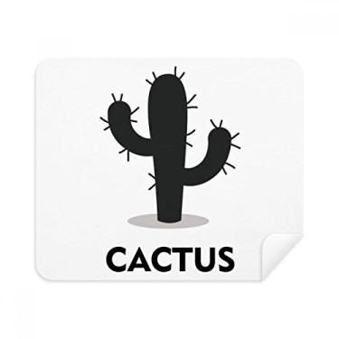 Imagem de Pano de limpeza para suculentas verdes cacto limpador de tela 2 peças tecido de camurça