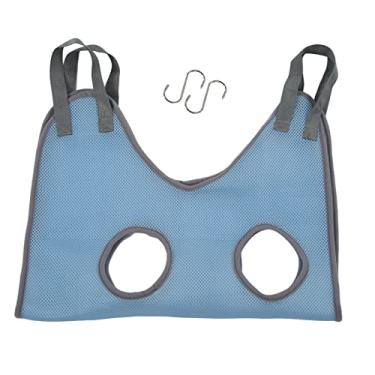 Imagem de 01 02 015 Bolsa de coleira para cães de rede, confortável resistente e fácil de lavar azul-P Comprimento 81 Largura 48 cm