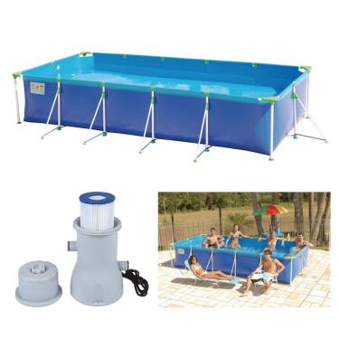Imagem de Kit Piscina Premium 7600 Litros + Filtro Bomba 3600 L/h - Mor