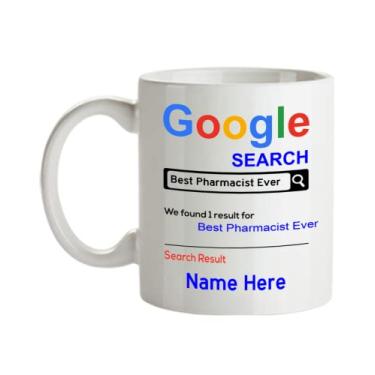 Imagem de Caneca de café personalizada para farmacêutico, Caneca de farmacêutico, Presentes para farmacêutico, Caneca personalizada de farmacêutico, de aniversário de farmacêutico, Caneca de farmacêutico com nome personalizado