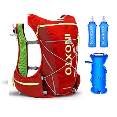 Imagem de C/H Mochila de hidratação de 10 l com garrafas de água macias de 200 ml Ultra Daypack colete de corrida para maratona ao ar livre, ciclismo, caminhadas, acampamento, homens/mulheres