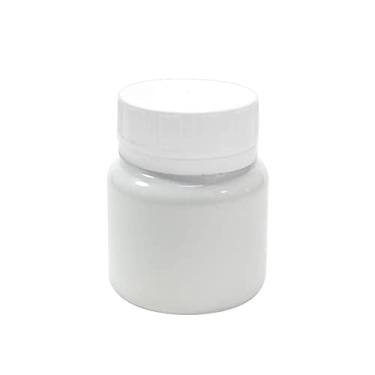 Imagem de POTE PARA CÁPSULAS PET 50ML COM TAMPA LACRE (20 PEÇAS) (Branco)