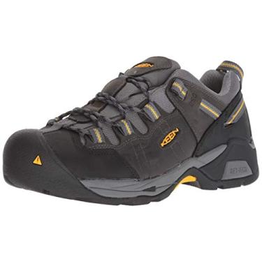 Imagem de T nis de trabalho masculino KEEN Utility Detroit Xt de bico baixo macio ESD, Magnet/Steel Grey, 7 Wide