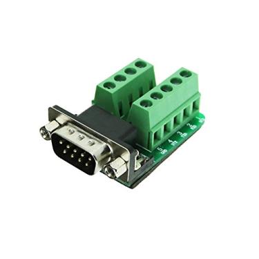 Imagem de Conector de breakout DB9 RS232 Serial 9 Pin conector terminal Db9 macho