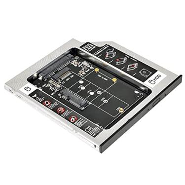 Imagem de NFHK MSATA NGFF B/M-Key SSD para Slimline SATA 13 pinos Caddy Case para laptop universal de 9,5 mm CD/DVD-ROM compartimento óptico