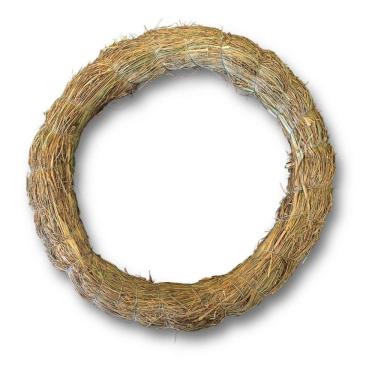 Imagem de Kit 3 Guirlandas Rafia 30 Cm Palha Crua Para Decorar Nº3 Natal Páscoa Artesanato 