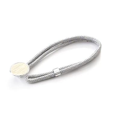 Imagem de Suportes de cortina chapeamento de acrílico laços de bolo redondo laços de cortina simples fivela acessórios de cortina, T6,4 pcs