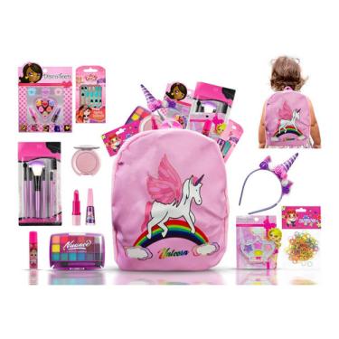 Imagem de Kit De Maquiagem Infantil Completo Com Tiara +  Bz131 Kit De Maquiagem Infantil Completo Com Tiara +  Bz131