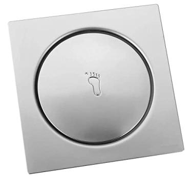 Imagem de Ralo Click Inteligente Inox 15x15cm Pop Up P/Banheiro