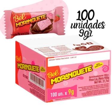 Imagem de Chocolate Moranguete Caixa 9Gr C/100Un -Bel - Top Bel