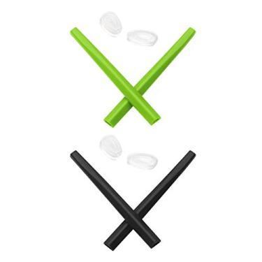 Imagem de Mryok — Protetor nasal de substituição para óculos de sol Oakley Deviation, Green & Black, One Size