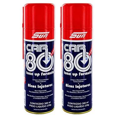 Imagem de KIT 2 DESCARBONIZANTE CAR80 LIMPA BICO INJETOR CARBURADORES - KIT00892