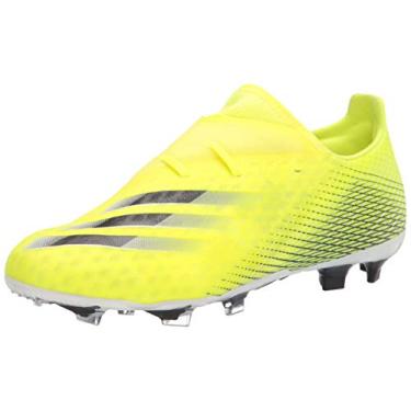 Imagem de adidas Tênis de futebol masculino X Ghosted.2, Amarelo solar/branco/azul royal, 11