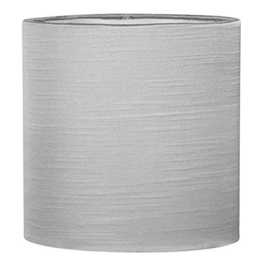Imagem de Cúpula Cilindrica de Abajur Tecido Shantung Cinza 15x16cm