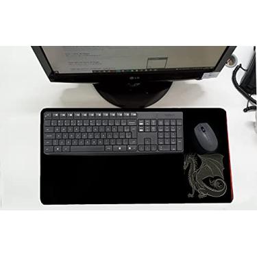 Imagem de Mouse Pad/Desk Pad Grande 30x70cm - Pets - Dragão