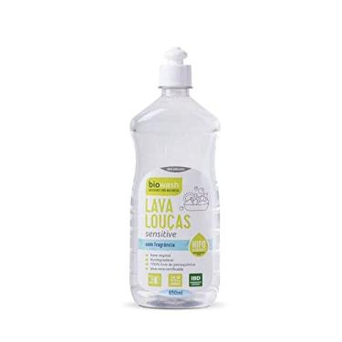 Imagem de Biowash Lava Louças Sensitive 650ml Hipoalergênico Sem Fragrância Concentrado