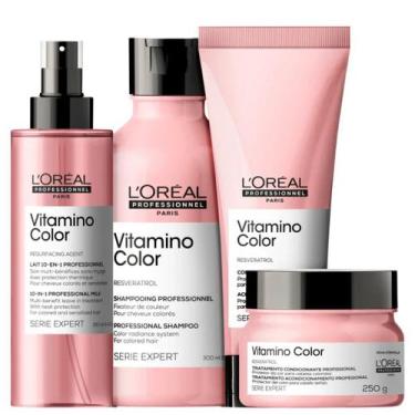 Imagem de Loréal Vitamino Color Shampoo Condicionador Mascara E 10In1 - Loreal P