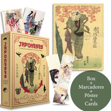Imagem de Contos de guerreiros e outras histórias - Box mitologia Japonesa: 2 livros, pôster, cards, marcadores