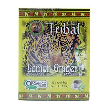Imagem de FOXCUP Chá Orgânico de Erva Mate, Limão e Gengibre 22,5g