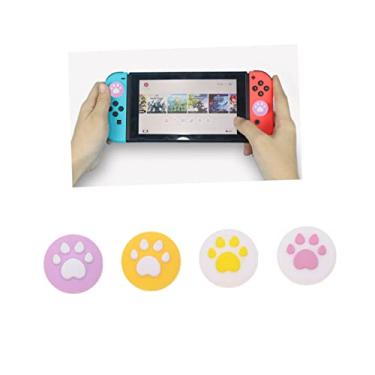 Imagem de Gadpiparty 4 Pcs Capa de silicone para joystick Proteção para analógico de joystick Capa de proteção para joystick trocar controle de video game controlador lidar chapéu de roqueiro
