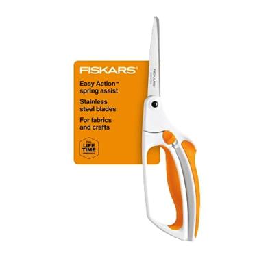Imagem de Fiskars 12-99118697WJ Tesoura de 20 cm, branca/laranja