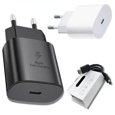Imagem de Carregador Compatível Com Samsung Turbo A53 A73 M53 A22 S20 Fe 45W