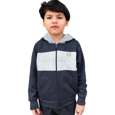 Imagem de Blusa De Moletom Infantil Menino Com Capuz Premium Gangster-Masculino