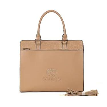 Imagem de Pasta notebook Feminina Office PU HYP001U (Bege)