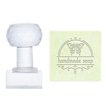 Imagem de PH PandaHall Carimbo de inseto, borboleta, carimbos de sabão feitos à mão com alça quadrada capítulo de sabonete, carimbo de impressão para bolachas, argila, cerâmica, biscoitos, gomas e sabonetes