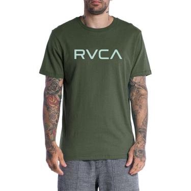 Imagem de Camiseta RVCA Big RVCA Colors WT24 Masculina Verde Militar