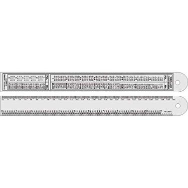 Imagem de Régua Ferragista, Trident, ALU-30, Cinza, 30cm