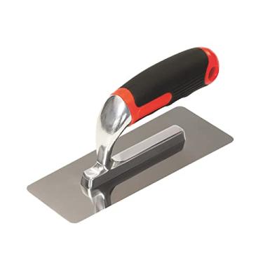 Imagem de Atlas - Desempenadeira em Aço Inoxidável Trapezoidal com Lâmina Flexível de 0,5mm com Bordas Redondas e Chanfradas com Cabo Emborrachado