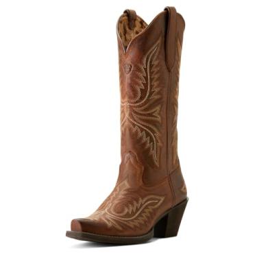 Imagem de ARIAT Bota feminina Round Up Collins Western, Rafter Tan, 41