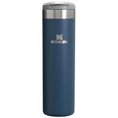 Imagem de Stanley Garrafa AeroLight Transit de 590 ml | Tampa com trava | Garrafa de água resistente a vazamentos ou caneca de café | Aço inoxidável com isolamento leve | Livre de BPA | Azul-marinho