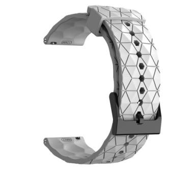 Imagem de Pulseira 22mm Play Compatível Huawei Watch Gt 2 - Poolsy, Branca 22mm