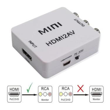 Imagem de Conversor de video hdmi p/ av (rca) - EK