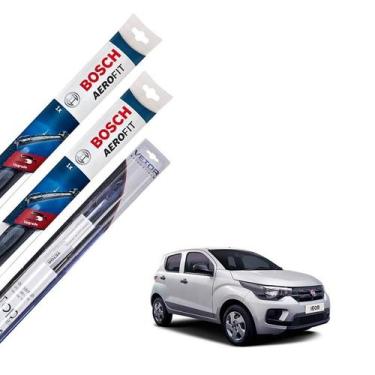 Imagem de Kit Palheta Limpador Parabrisa Fiat Mobi 2016 2017 2018 - Bosch