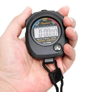 Imagem de Cronômetro Digital Esportivo Treino Hora Data Alarme Indústria Escola 