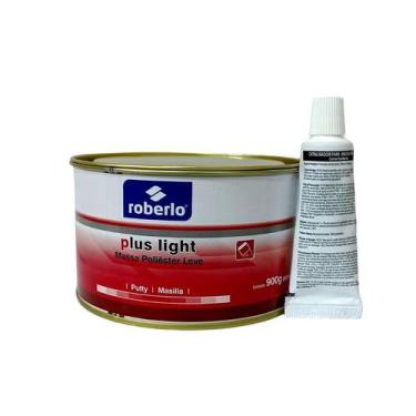 Imagem de Massa Poliester Plus Light 900g Roberlo + Catalisador