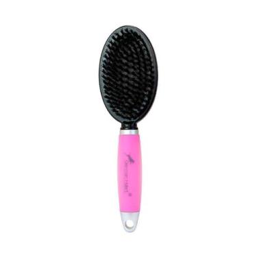 Imagem de Escova Dupla German Hart Gel Rosa para Cães - Tamanho G