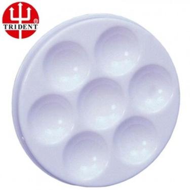 Imagem de Godê Plástico Redondo 07 Cavidades Trident 12462