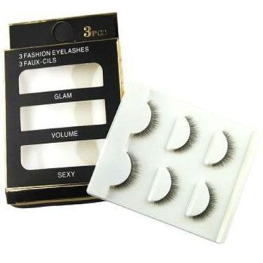 Imagem de Cílios Postiços 3d Mink / vison 3 Pares Feito à mão - BC BORA COLEGA S