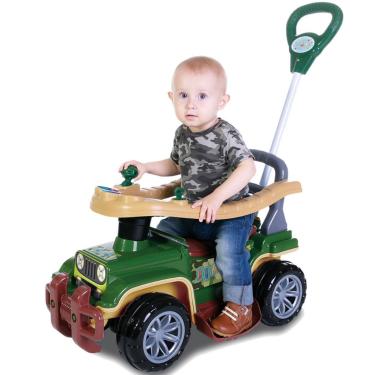 Imagem de Carrinho de Passeio com Empurrador Maral Jip Jip Militar +9m