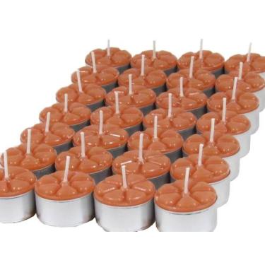 Imagem de Velas Aromáticas de Canela 12 unidades Aromatizada Rechaud - Velitas (