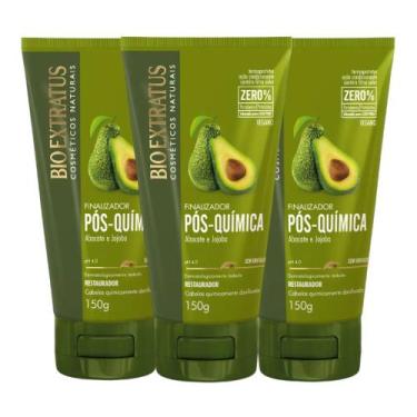 Imagem de Kit 3 Finalizador Tratamento restaurador Pós Quimica 150 ML Bio Extrat