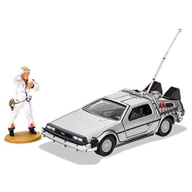 Imagem de Corgi Back to The Future Delorean & Doc 1:36 Diecast Display Model CC05503